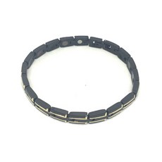 38鍺手鍊 A42 黑+金 18片, 1個