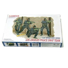 DRAGON DRAGON 1/35洛杉磯警察局SWAT隊 塑膠模型, 1個