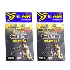 唐吉訶德釣魚 Waki 聯盟鱒魚的無鱗金夾具頭 6p, 2個