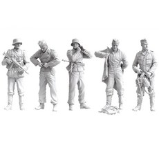 DRAGON 1/35 德國勇士 1940-41 5 人偶套組塑料模型, 1個