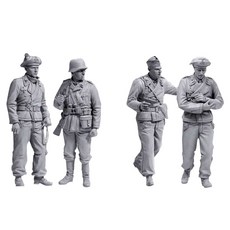 DRAGON 1/35 Ghost D4ision Tank Crew Blitzkrieg 1940 4 人偶套組塑料模型, 1個