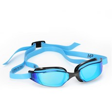 MP XCEED 티타늄 미러렌즈 수경, BLUE, 1개