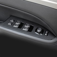 bym G4 Rexton Carbon Decal Sticker 窗戶開關 3D 2 排無加熱絲, 1套, 混色