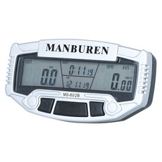 manburen 디지털 자전거 속도계 MS-602B, 혼합 색상, 1개