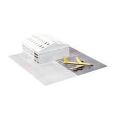 DRAGON 1/400 Airport Hangar Section with Boeing 367-80 다이캐스트, 혼합 색상, 1개
