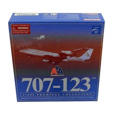 DRAGON AMERICAN Airlines B707-123 ~ N7524A w/Collectors Tin 다이캐스트, 혼합 색상, 1개