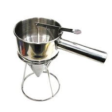 YG PUCHI 不鏽鋼奶油麵糊擠花器 + 專用底座, 單一顏色, 1套