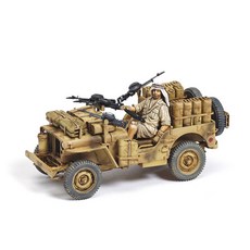 DRAGON DRAGON 1/35 SAS 1/4 Ton 4x4 Patrol Commanders Car塑膠模型, 1個