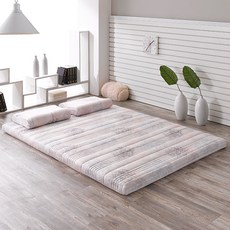 하비 말레이시아 천연 라텍스 토퍼 매트리스, 실버트리, 3cm