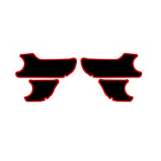 GT GLOBAL DIA-COAT 絲絨車門保護套 紅色, 雙龍, 凱龍