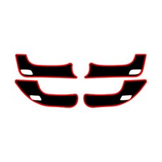 GT GLOBAL DIA-COAT 絲絨車門保護套 紅色, 現代, Grandeur XG