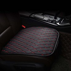 KINTON 皮革菱格紋車用坐墊 單人座, 紅色, 1個