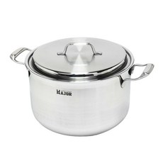 Kitchen-Art 不鏽鋼雙耳深鍋, 28厘米, 單色