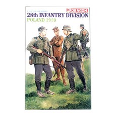 DRAGON DML0859 1/35德軍第28步兵師波蘭1939年塑料模型, 1個