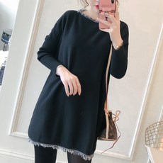 스위트나인 임부용 루즈핏 스웨터