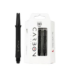 L-Style Dartshaft 碳纖維 330 3p, 黑色的, 1個