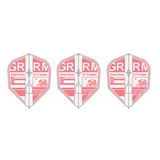 엘스타일 다트 플라이트 그린룸 3p, 플래그 핑크, 1개