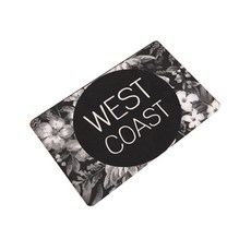 Happy Trading Happy Pop 打字圖案廚房浴室地墊, 西部