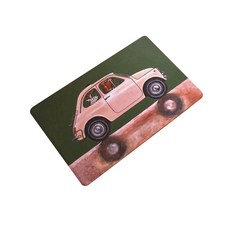 Happy Trading Happy Pop Open Car Dream 廚房浴室地墊, 粉紅色