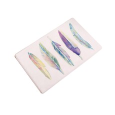 Happy Trading Happy Pop Water Feather 廚房浴室地墊, 混合顏色, 1個