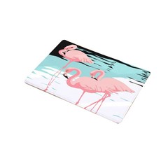 Happy Trading Happy Pop 粉紅紅鶴廚房浴室地墊, 水, 1個