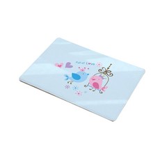 Happy Trading Happy Pop 可愛小鳥廚房浴室地墊, 愛心, 1個