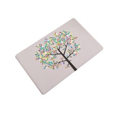 Happy Trading Happy Pop Flower Sense 廚房浴室腳踏墊, 彩色樹, 1個