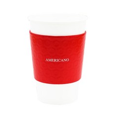 TOGO PACK 氣墊杯套 紅色 適用12/16盎司, 1入, 50個