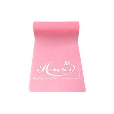 스매싱스포츠 운동용 고무 힐링 근력밴드, 핑크, 1개