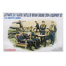 DRAGON DML0808 1/48 地勤人員裝備德國英國空戰塑料模型, 1個