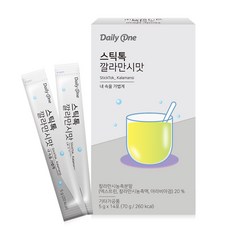 데일리원 스틱톡 과일가루 깔라만시맛, 70g, 1개