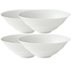 레벤쿠첸 오다도기 쿠쉬메 샐러드 볼 16.5cm, 화이트, 4개입