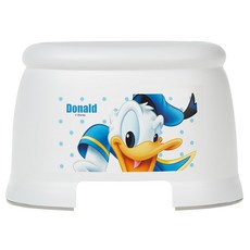 Disney 迪士尼 唐老鴨印花圓形沐浴椅, 1個, 白色