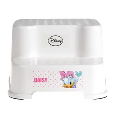 Disney 迪士尼 黛西鴨印花階梯式浴室椅, 1個, 白色