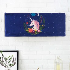 아리코 미니멀 린넨 에어컨 먼지 커버, 유니콘