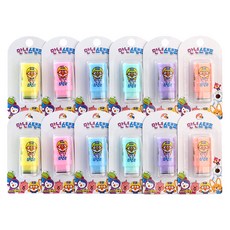 Pororo 可以直接用Pororo拍攝的12種永久郵票, 混色, 混色