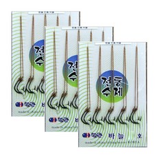 한돌 이스니 미늘묶음바늘 5p, 3개