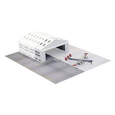 DRAGON 1/400 機場機庫部分與西北 L-1049 塑料模型客機, 1套