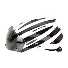 quic+ 自行車安全帽 V-107, 白色（光面）