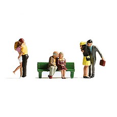 NOCH 複製品 1/87 情侶玩偶 155101FG, 1套