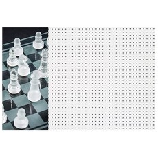 체스 좌WHITE 인테리어 타공판 60 x 90 cm, 1개, 혼합색상