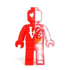 4D MATSER XXRAY Brickman Figure Love SY290174, 1個