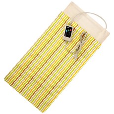 麥飯石電暖毯 XL號, AMC-400（黃條）