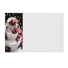 딸기케익BB 인테리어 타공판 좌WHITE 60 x 90cm, 1개, 혼합색상