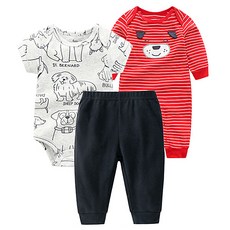 맘스케어 멍멍이우주복 수트바지 3종세트