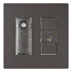 제일전기 디노 다크그레이 복합 CATV2방 + 8P1구 (2개용), 1개