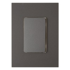 CHEIL ELECTRIC Harness 深銀色 三路一聯開關, 1個