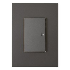 CHEIL ELECTRIC 單開關面板 深灰色, 1個