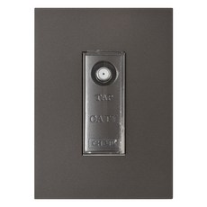 CHEIL ELECTRIC Harness 深灰色 CATV2孔, 1個