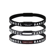 BANDEL 線條手鍊, 黑色的